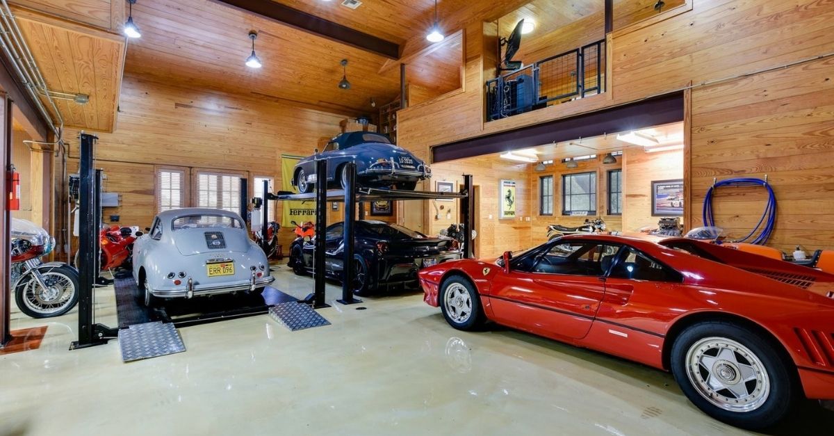 2401 Portofino Ridge Drive in Austin Texas Whimsical Castle garage