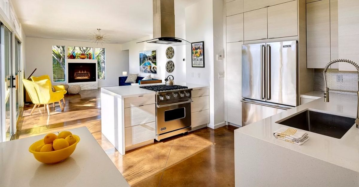 1110 E Via Altamira in Palm Springs, CA kitchen mid century modern