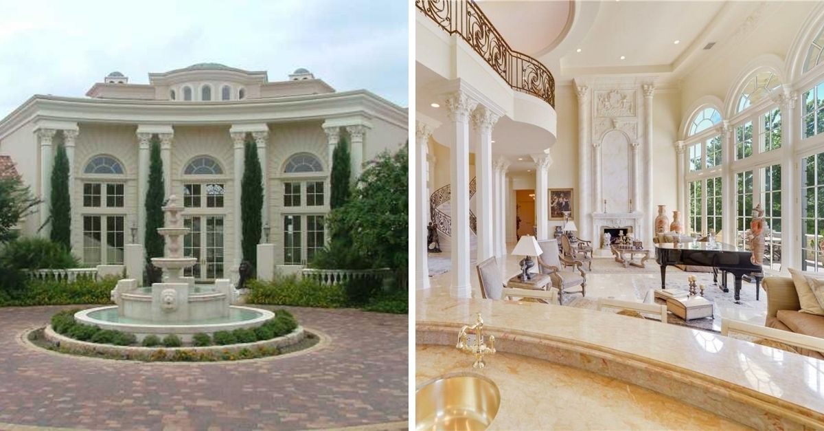 White Palladian style mansion for sale in Austin, Texas