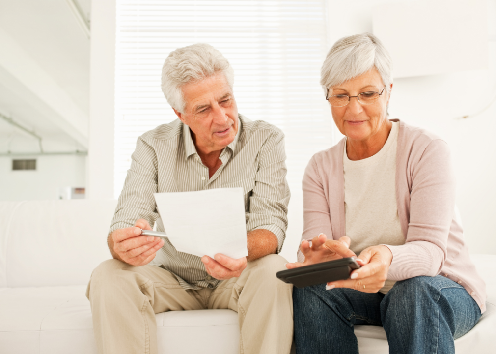 Elderly couple