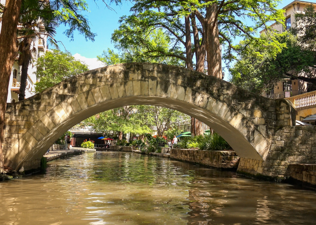 Bridge over the river.