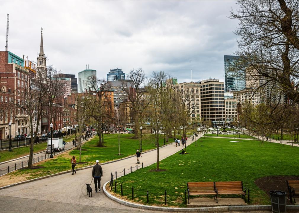 Park in Boston Common.