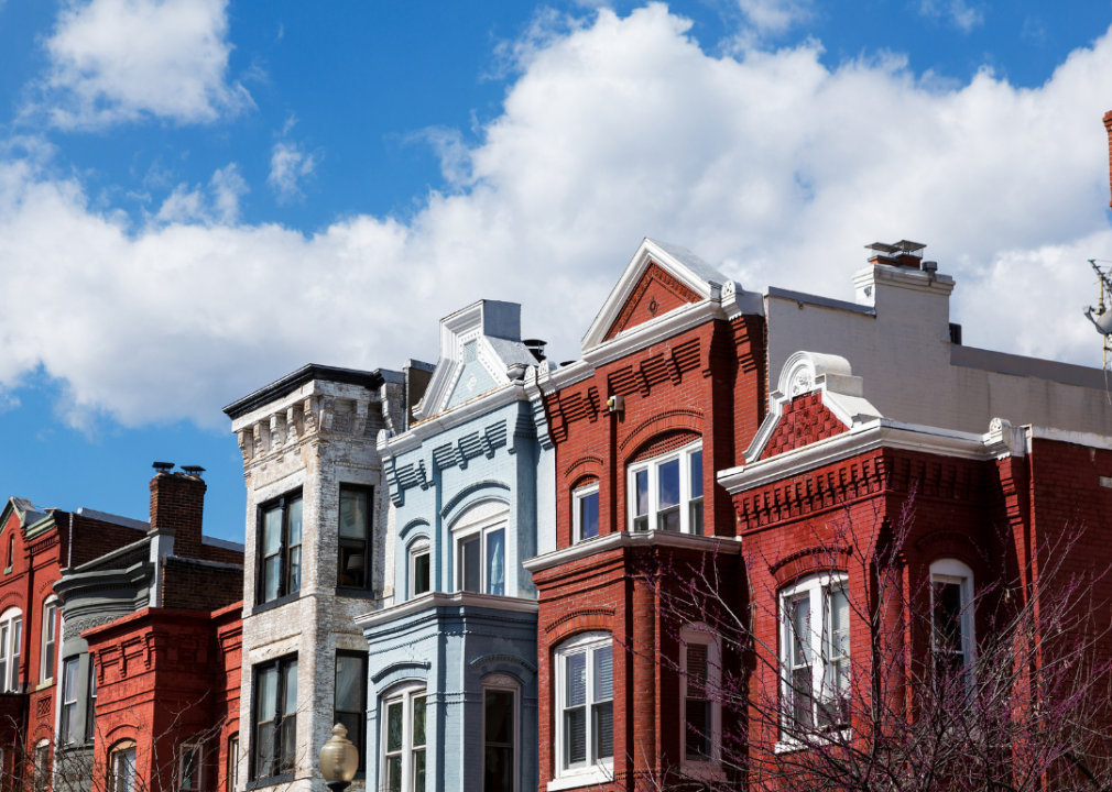 Row houses in DC.