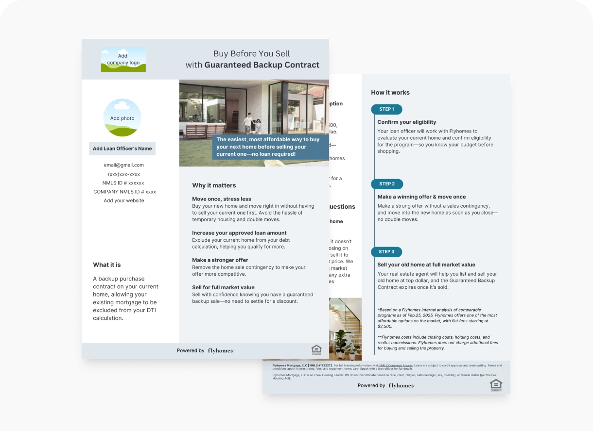 Custom flyer Canva template